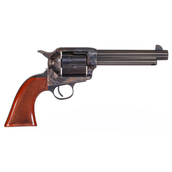 TURC1555170DE 1 Taylor's Gunfighter Defender Handgun .45 Colt 6rd Capacity 5.5" Barrel Black with Walnut Tuned