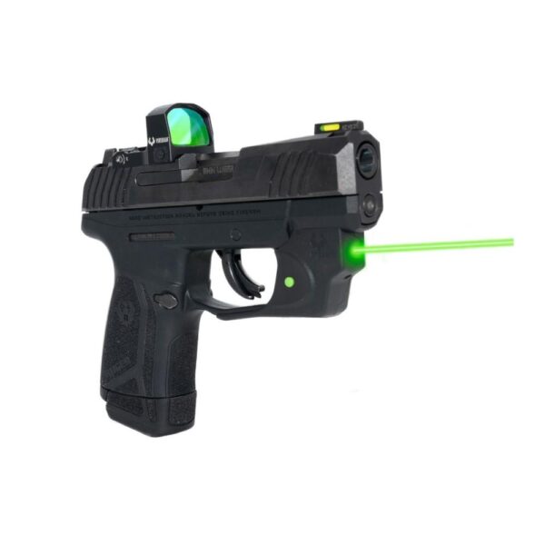 VL9400099 1 Viridian E Series Green Laser Black Ruger MAX-9 w/ Kydex Holster IWB RH