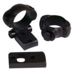 WE49264 Weaver 2-Piece Grand Slam Steel Dovetail Scope Base & Ring Set - Browning A-Bolt Black Gloss