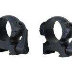 WE49326 Weaver Grand Slam Leaver-Lok Top Mount Steel Scope Rings 1" HIgh Matte