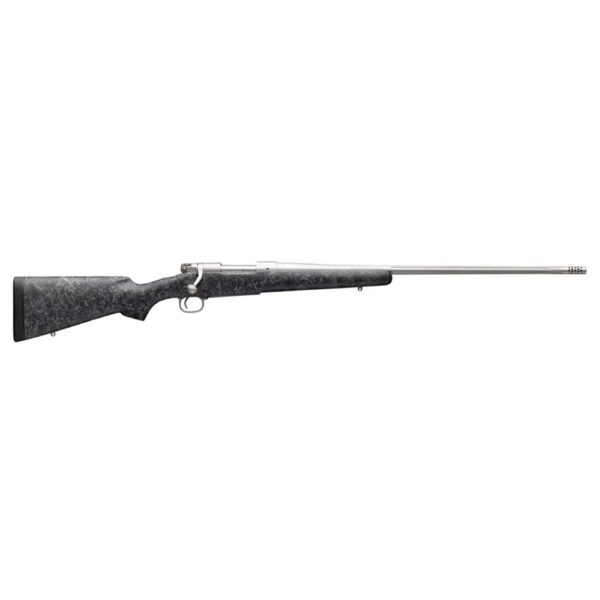 WX535242220 1 2 Winchester Model 70 Extreme Weather Rifle .300 Win Mag 3rd Magazine 26" 9/16x24 Threaded Barrel Black and Stainless Steel