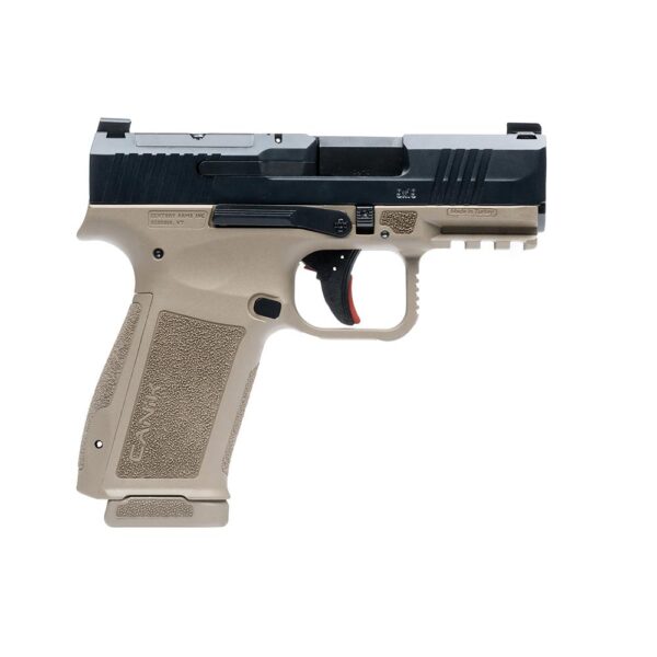 YCHG7882BDN2 Canik Mete MC9L Handgun 9mm Luger 17rd Magazines(2) 3.18" Barrel Optic Ready Black Slide FDE Frame