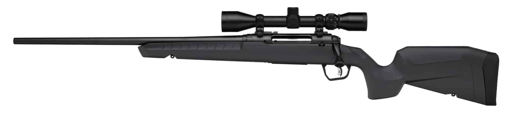 Savage Axis 2 XP 7mm-08 Remington left-hand 22 inch blued barrel gray synthetic stock with 3-9x40 scope