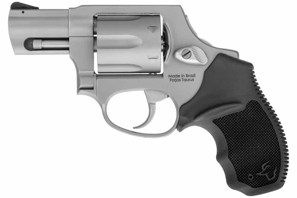 Taurus 856CH .38 Special 2-inch stainless concealed hammer revolver with black rubber grips