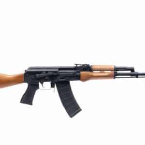 Century Arms BFT74 5.45 x 39mm rifle with maple hardwood furniture and black receiver