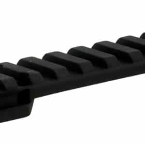 Talley POO252735 Browning X-Bolt Picatinny Rail  Black Anodized Short Action 0 MOA