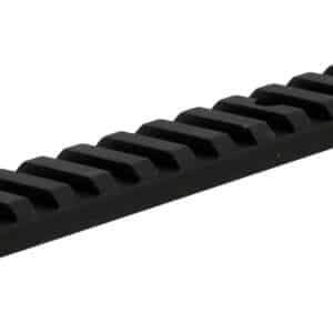 Talley POO252714 Tikka T3 Picatinny Rail  Black Anodized Short Action 0 MOA