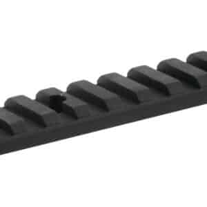 Talley POM252714 Tikka T3 Picatinny Rail  Black Anodized Short Action 20 MOA