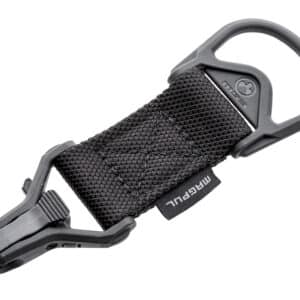 Magpul MAG516-BLK MS1/MS3 Sling Adapter made of Steel with Black Melonite Finish, Polymer Hardware, Nylon 1.25" Webbing & Two to One-Point Design for AR-15, M4 & M16