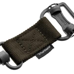 Magpul MAG519-RGR MS1/MS4 Sling Adapter made of Steel with Maganese Phosphate Ranger Green Finish, Polymer Hardware, Nylon 1.25" Webbing & Two to One-Point Design for AR-15, M4, M16, AK-Platform & AKM