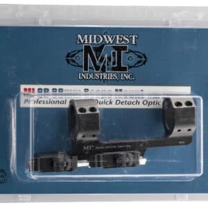 Midwest Industries MIQD30SM 30mm QD Scope Mount/Ring Combo Black Hardcoat Anodized