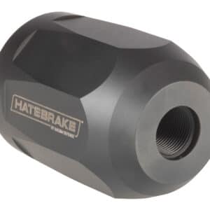 Maxim Defense MXM47707 Hate Brake  Black DLC 17-4 Stainless Steel with 1/2"-28 tpi Threads, 2.40" OAL, 1.50" Diameter & Octagon Shape for 5.56x45mm NATO