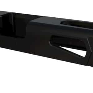 Rival Arms RA10G102A Precision Slide A1 QPQ Black 17-4 Stainless Steel with Front/Rear Serrations & RMR Optic Cut for 9mm Luger Glock 17 Gen3