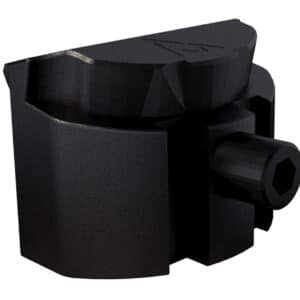 Rival Arms RA75G111A Grip Plug  Compatible w/Glock Gen4 (except 36/42/43), Black Anodized Aluminum