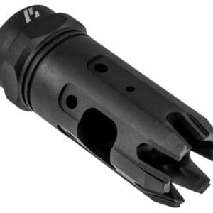 Strike Industries MK9COMP Mini King Comp Black Steel with 1/2"-28 tpi Threads & 2.30" OAL for 9mm Luger AR-Platform