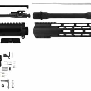 TacFire SSRK556LPK Lower Parts Kit Unassembled Rifle Kit 223 Rem/5.56x45mm NATO AR Platform  Aluminum 1/2"-28 tpi