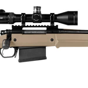 Magpul MAG931-FDE Hunter American Stock Fixed with Aluminum Bedding & Adjustable Comb Flat Dark Earth Synthetic for Ruger American SA