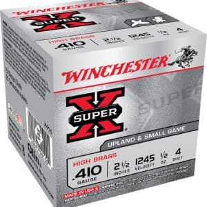 Winchester Ammo X414 Super X Heavy Game Load High Brass 410Gauge 2.50" 1/2oz 4Shot 25 Per Box/10 Case