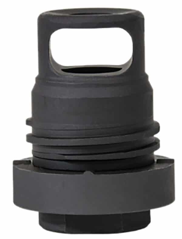 Yankee Hill 3102-1MB-24A Mini Phantom Q.D. Muzzle Brake Black Melonite Steel with 5/8"-24 tpi Threads & 1.60" OAL for 30 Cal AR-Platform