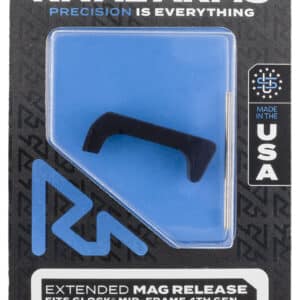 Rival Arms RA72G002A Magazine Release  Glock Gen4 Extended Hard Black Anodized Aluminum