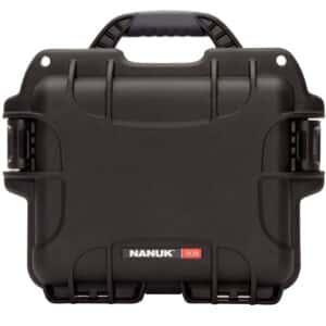 Nanuk 9081001 908  Waterproof Black Resin w/ Foam Padding&Airline Approved