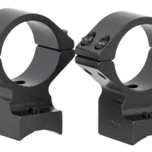 Talley 950766 Light Weight Ring/Base Combo  Barrett Fieldcraft 2-Piece 1" High Black Matte