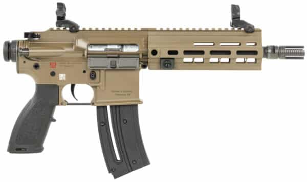 Heckler & Koch HK 81000531 416 .22 LR pistol with 8.50 inch threaded barrel and M-LOK forend