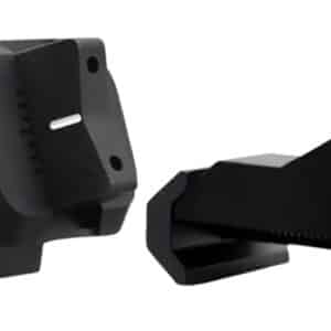 XS Sights AR00081N XTI2 45 Degree Offset BUIS Non-Tritium Set  Black Orange Front White Stripe Rear for AR-15