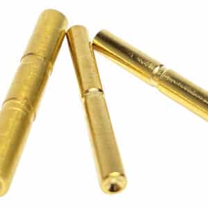 Cross Armory CRG5PSGD 3 Pin Set Dimpled Compatible w/Glock 17/19/26/34 Gen5 Gold Steel