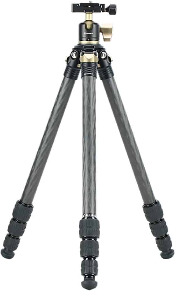 Leupold 180380 Alpine Tripod Kit 5-58" High Black Carbon Fiber