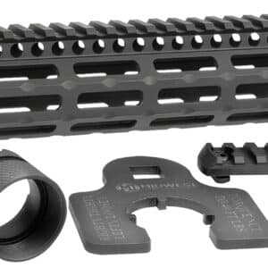 Midwest Industries MIG4M13375 Tactical G4M Handguard AR-15 Black Hardcoat Anodized Black 13.3" 6061-T6 Aluminum M-LOK
