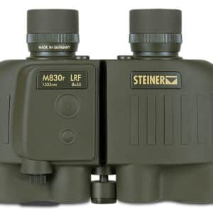 Steiner 2681 M830r LRF 1535nm 8x30mm Floating Prism, Sports-Auto Focus, OD Green Makrolon w/Rubber Armor Features Tripod Mount