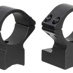 Talley 95X702 Winchester Model 70 Scope Mount/Ring Combo Black 1" High Extended 0 MOA