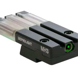 Meprolight USA 631253108 FT Bullseye Rear Sight  Green Tritium/Fiber Optic HK VP9/HK45/HK45C (Non-OR Models)