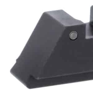 AmeriGlo GL452 Optic Compatible Sight Set for Glock  XL Tall Green Tritium Orange Outline Front Sight-Green Tritium Black Outline Rear Sight