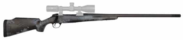 Fierce Firearms FCTRG300PRC24BBO CT Rage  300 PRC Caliber with 3+1 Capacity, 24" Carbon Fiber Barrel, Black Cerakote Metal Finish & Blackout Camo Fixed Fierce Tech C3 Stock, Right Hand (Full Size)