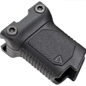 Strike Industries ARCMAGRAILSBK Angled Vertical Grip Short Black Polymer with Cable Management Storage for Picatinny Rail