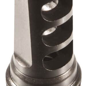 SilencerCo AC857 ASR Muzzle Brake Black Steel with 5/8"-24 tpi Threads for 338 Cal