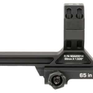 Sig Sauer Electro-Optics SOA20015 Alpha MSR Scope Mount/Ring Combo Black Anodized 34mm | 0 MOA