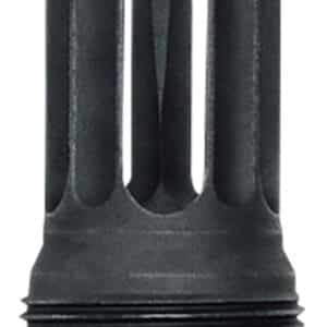 Yankee Hill 440528 sRx Q.D. Flash Hider Long Black Phosphate Steel with 1/2"-28 tpi, 9mm, 2.30" OAL & 9.375" Diameter for sRx Adapters