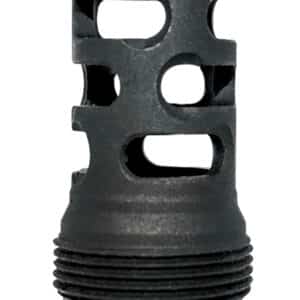 Yankee Hill 4405MB24 sRx Q.D. Muzzle Brake Long Black Phosphate Steel with 5/8"-24 tpi, 9mm, 2.30" OAL & 9.375" Diameter for sRx Adapters