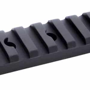 Talley P00252751 Traditions Muzzleloader Picatinny Rail  Black Anodized Break Action