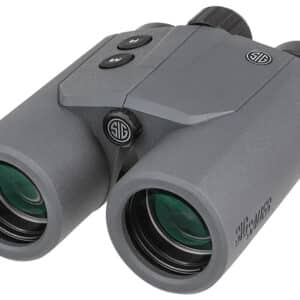Sig Sauer Electro-Optics SOKCN101 Kilo Canyon Binocular Rangefinder Black Rubber Armor 10x 42mm 1200 yds Max Distance LED Display