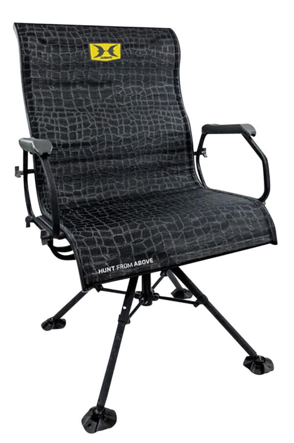 Hawk HWK-3115 Big Denali Blind Chair Folding Black Mesh