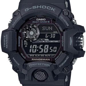 G-shock/vlc Distribution GW94001B G-Shock Tactical Rangeman Keep Time Blackout Size 145-215mm Features Digital Compass