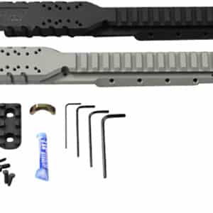 Samson 030026811 Hannibal Rail for Ruger Mini-14 (2007/Earlier)  Natural Gray 0 MOA
