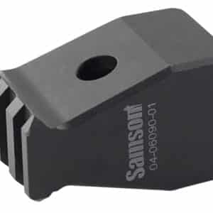 Samson 040609001 Rear Trunnion Stock Adapter  Picatinny Rail, Black Anodized Aluminum, Fits Most AK-Platform