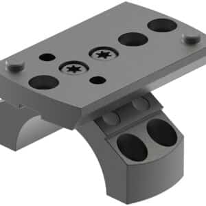 Leupold 175541 DeltaPoint Pro Ring Mount Matte Black, 1" Tube Picatinny/Weaver