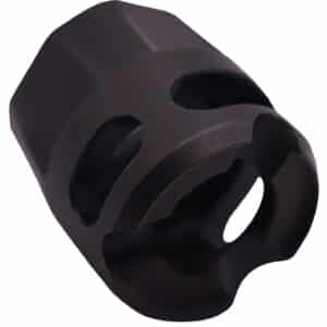 True Precision Inc TPYMICROBL Micro Compensator Y-Type Black Nitride 416R Stainless Steel 1/2"x28 Threads 9mm/380 ACP