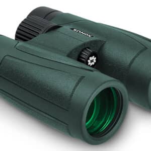 Konus BI10 Regent-HD  10x42 W.A. BaK-4 Roof Prism Center Focus Black Rubber Armor
